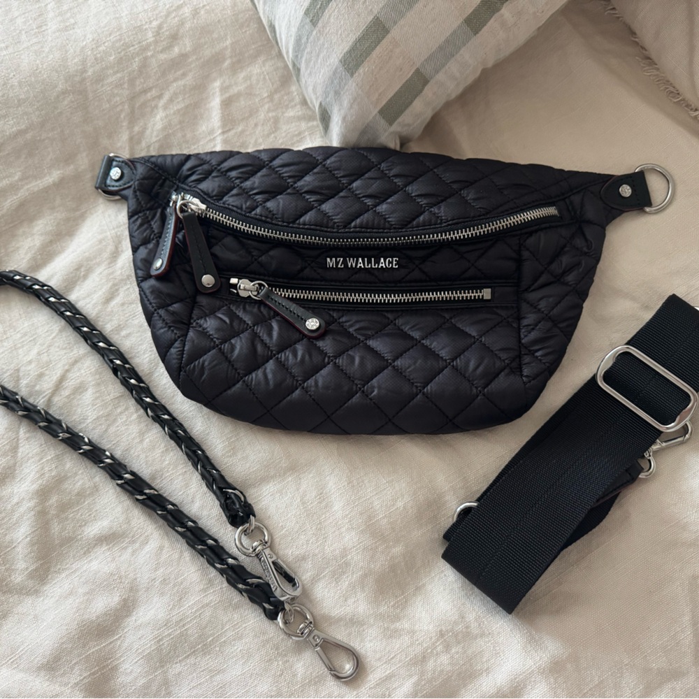 MZ Wallace Black small Crosby sling